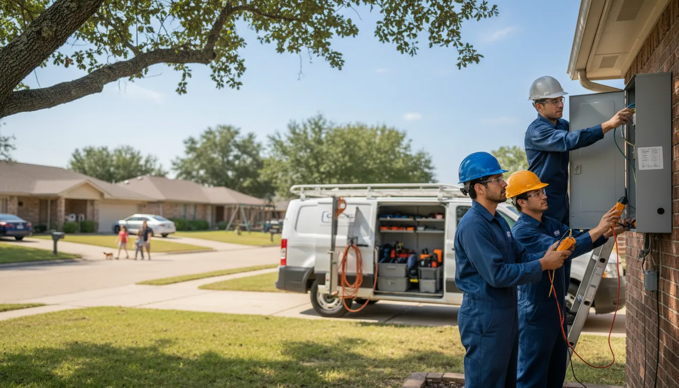 Certified electrician providing emergency electrical services in Mallory, NY